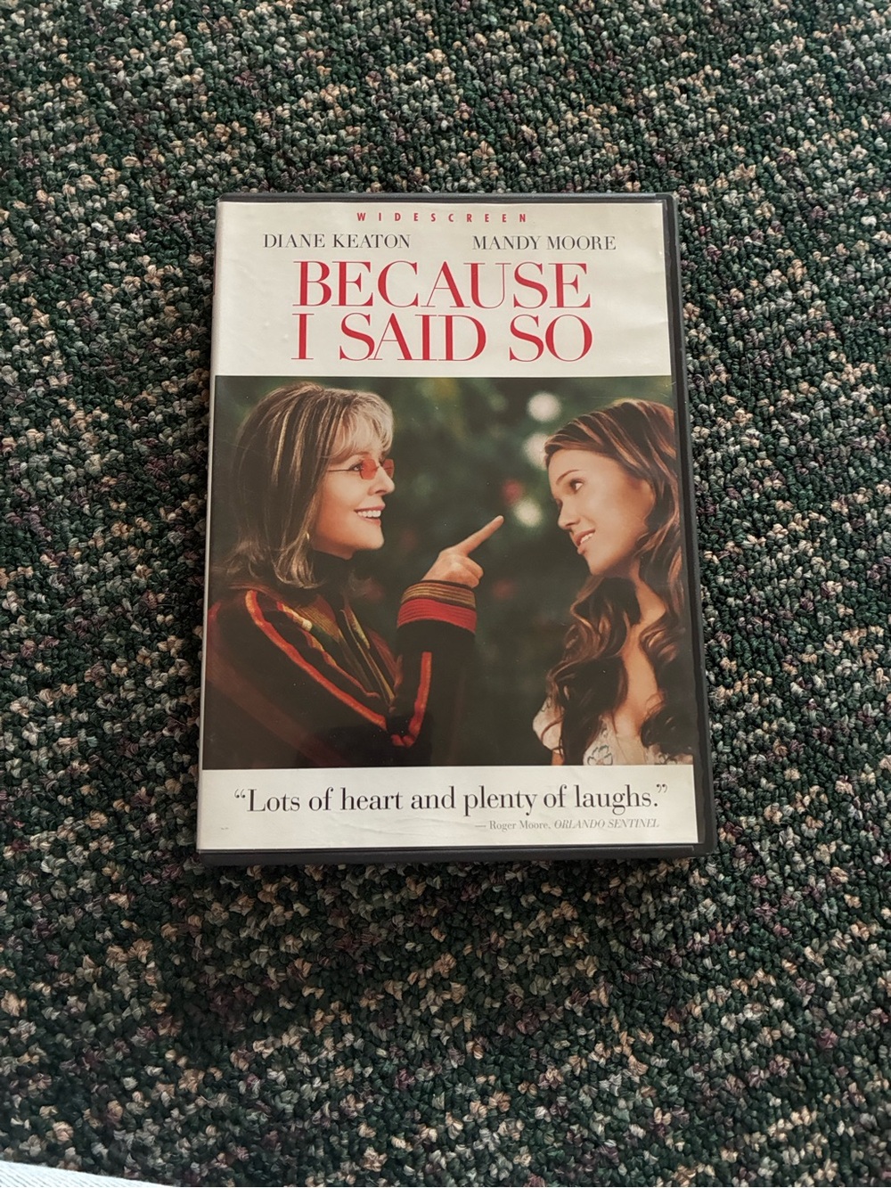 Because I Said So DVD - Widescreen - Red and White Cover